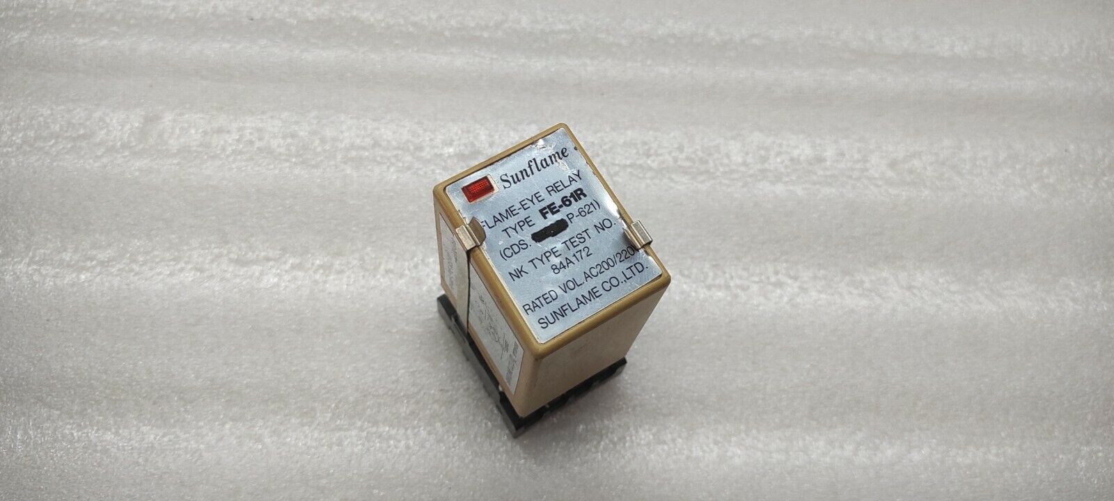 SUNFLAME FE61R FLAME EYE RELAY 200-220VAC