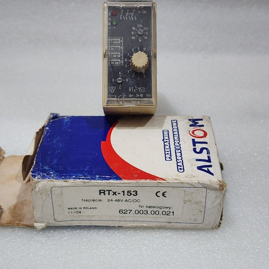 ALSTOM RTX-153 TIME RELAY 24-48V AC/DC