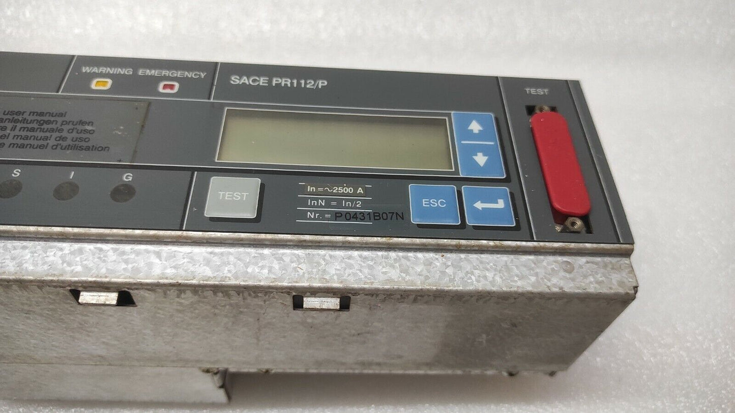 ABB SACE PR112/P LSI TRIP UNIT MODULE 2500A