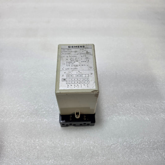 SIEMENS GMUP 520/H PROTECTION RELAY 11KV 300/1A CURRENT MONITORING RELAY 4–20MA
