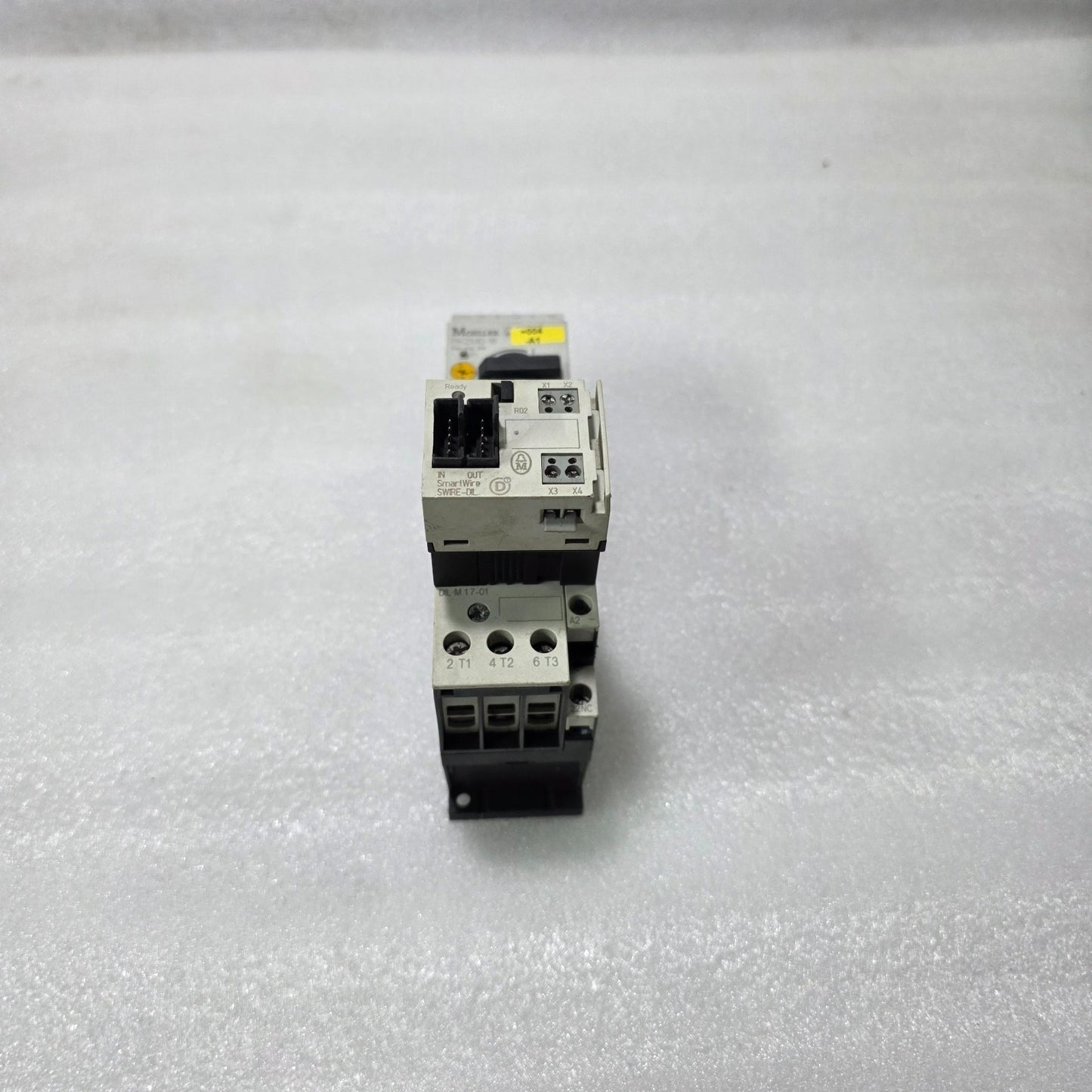 MOELLER EATON PKZM0-16 MOTOR PROTECTION BREAKER + DILM17-01 CONTACTOR + SWRE-DIL