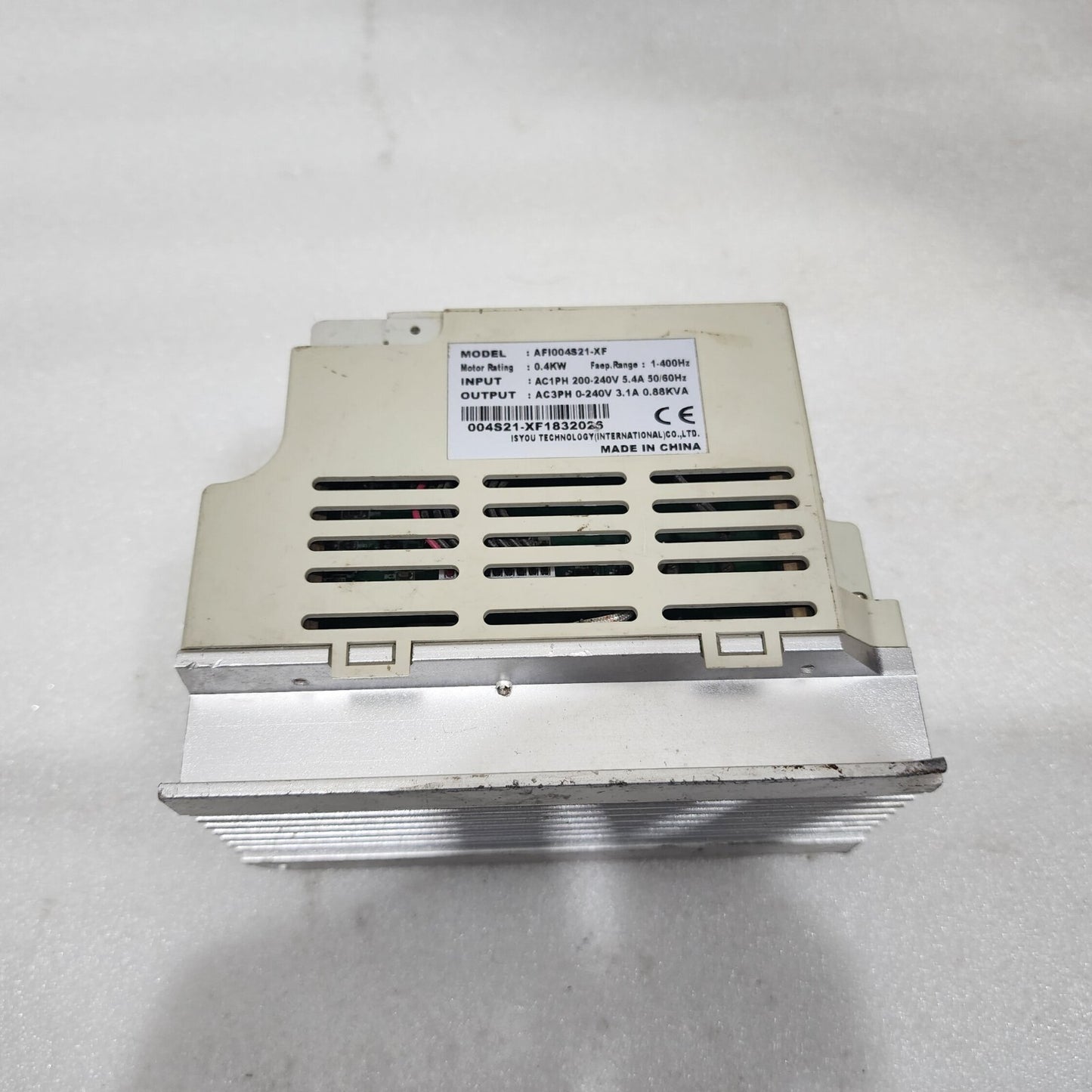 ISYOU TECHNOLOGY AFI004S21-XF INVERTER DRIVE 0.4KW