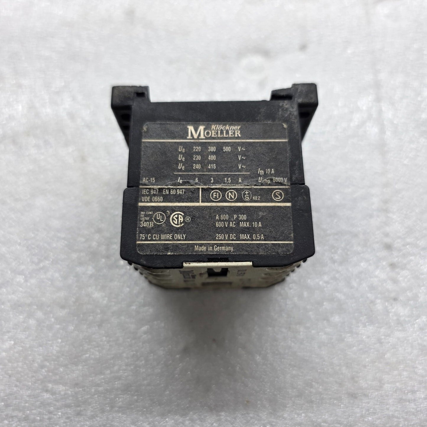 MOELLER DIL ER-31 CONTROL RELAY