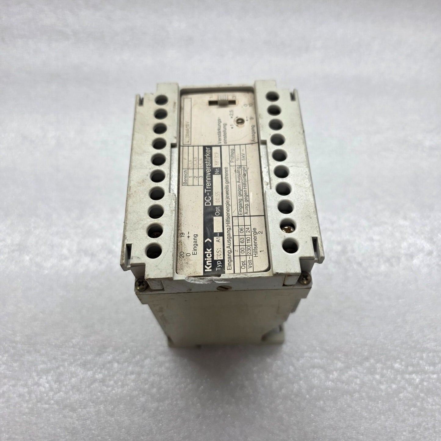 KNICK 7051 A1 DC ISOLATION AMPLIFIER