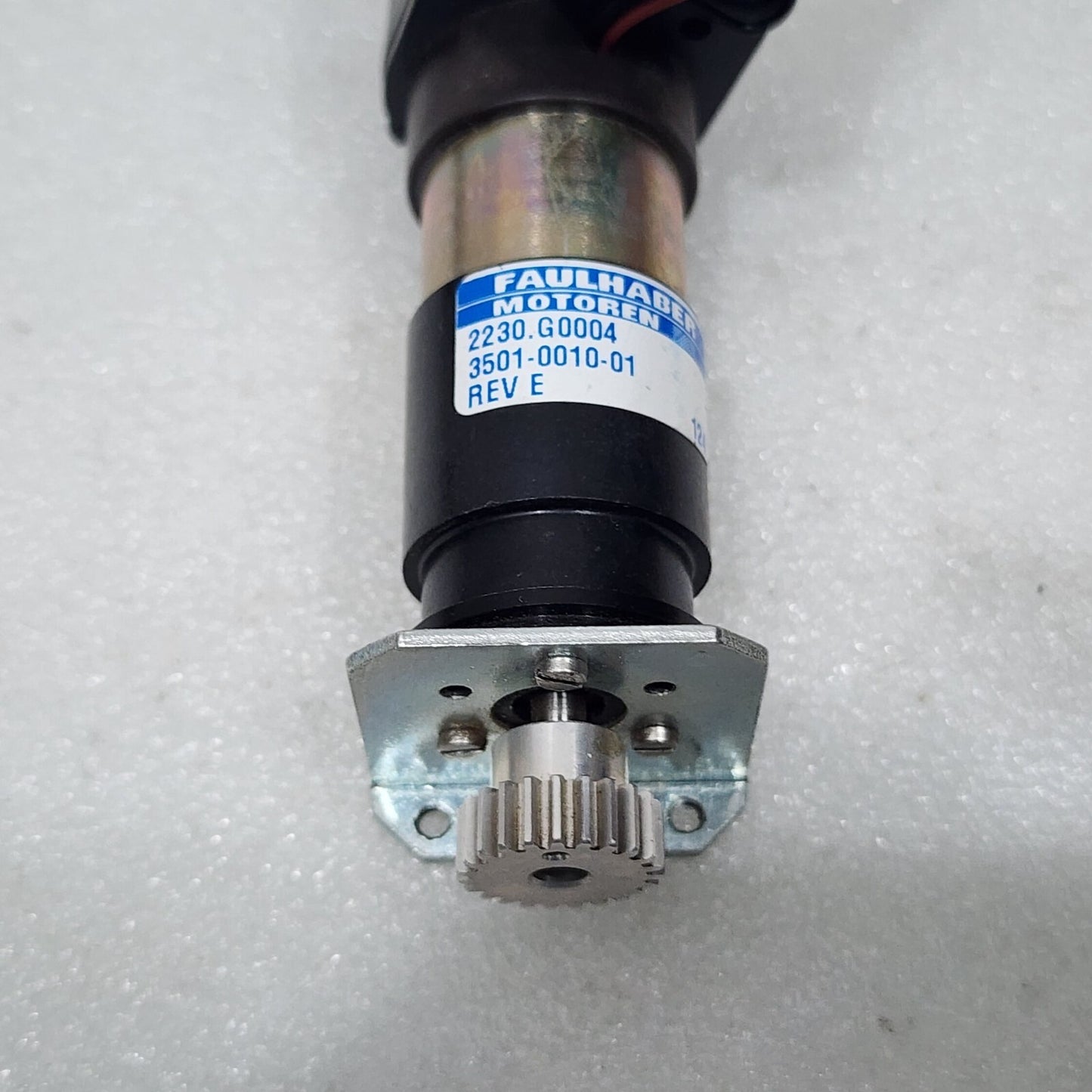 FAULHABER MOTOREN 2230.G0004 DC GEAR MOTOR 3501-0010-01 REV E HEDS-5500 I01