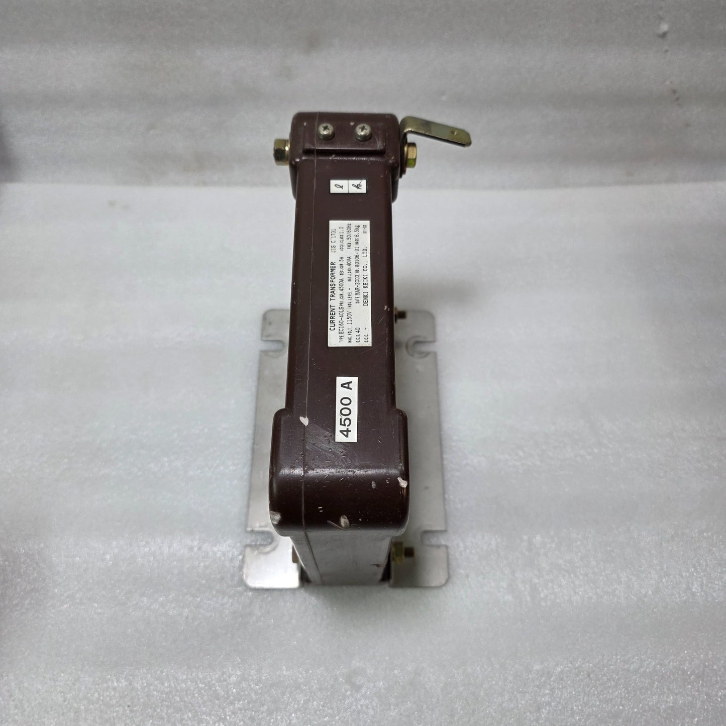 DENKI KEIKI EC160-40LS CURRENT TRANSFORMER 4500/5A – 40VA CLASS 1.0 INDUSTRIAL