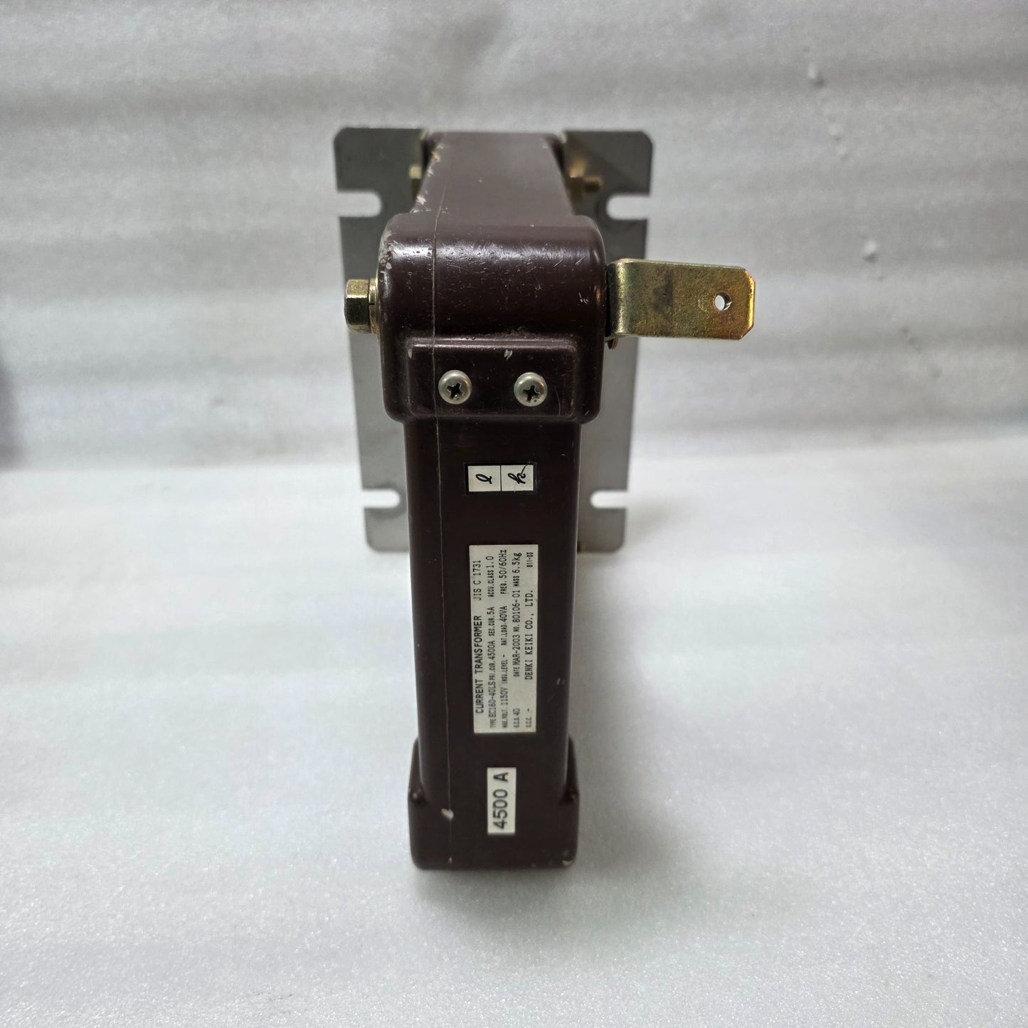 DENKI KEIKI EC160-40LS CURRENT TRANSFORMER 4500/5A – 40VA CLASS 1.0 INDUSTRIAL