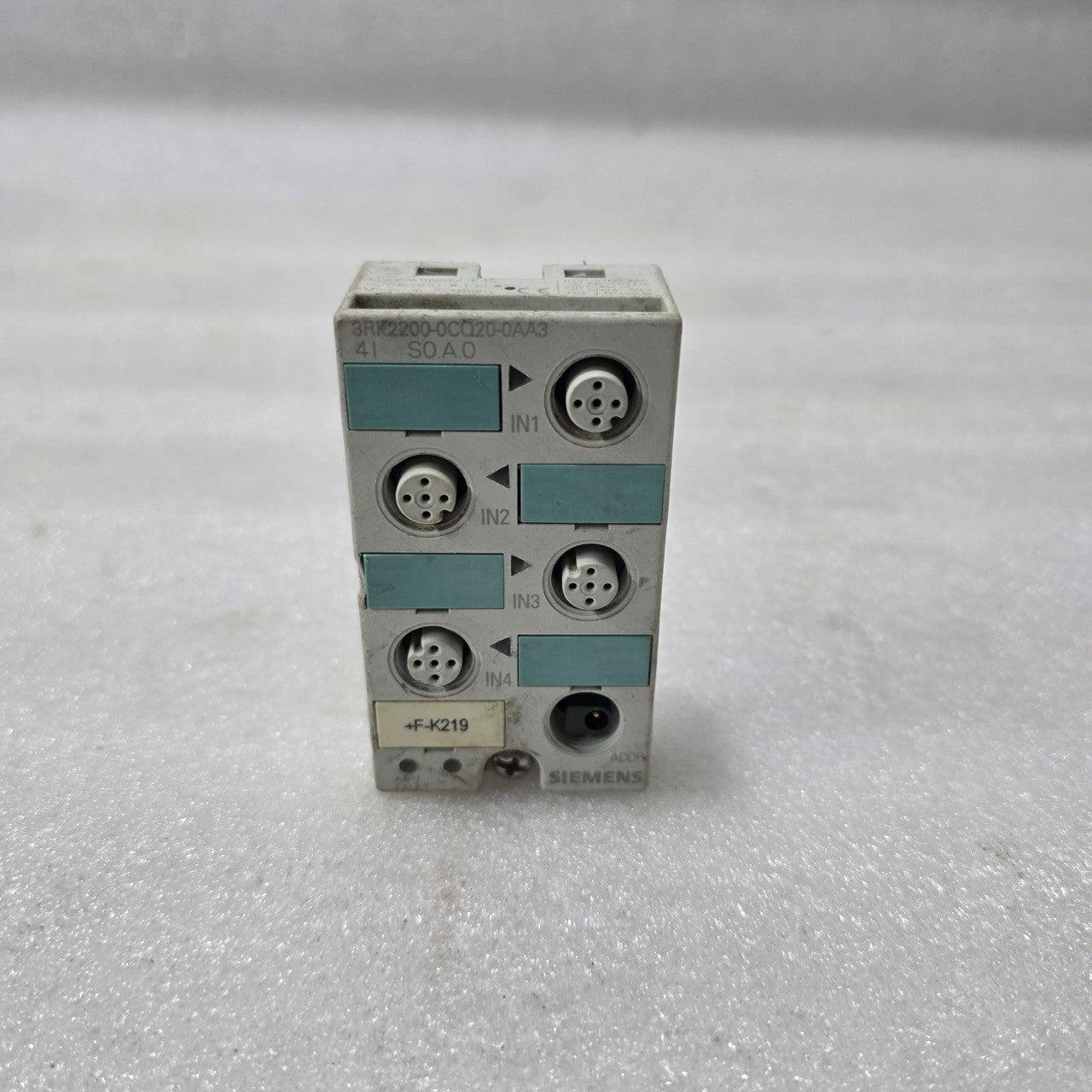 SIEMENS 3RK2200-0CQ20-0AA3 SAFETY RELAY MODULE | INDUSTRIAL CONTROL COMPONENT