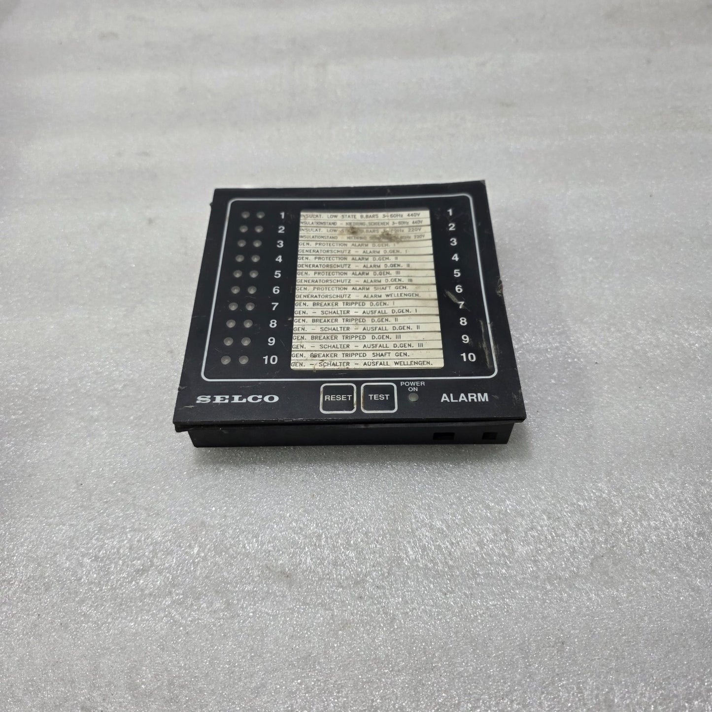 SELCO M1000-24-10B ALARM INDICATOR 24VDC