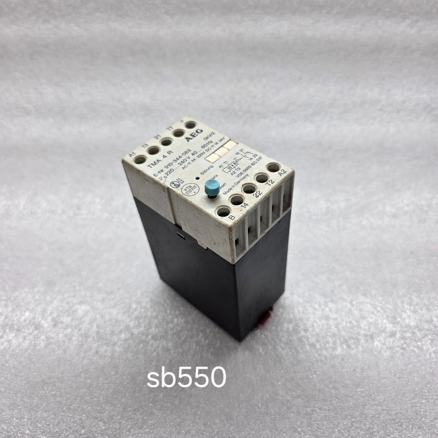 AEG TMA 4R CONTROL RELAY 910-344-083 220V