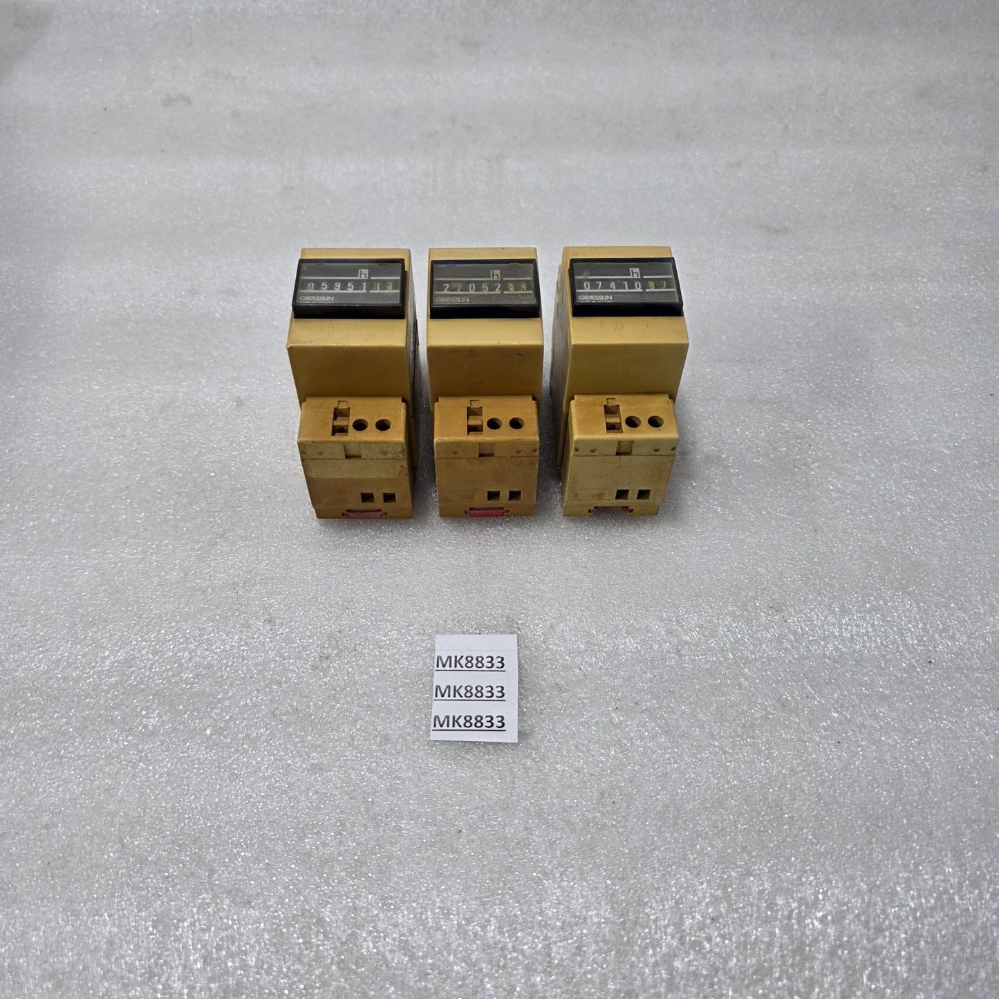 MERLIN GERIN UWZ 35V CONTROL MODULE WITH GRASSLIN HOUR COUNTER 220–240V AC