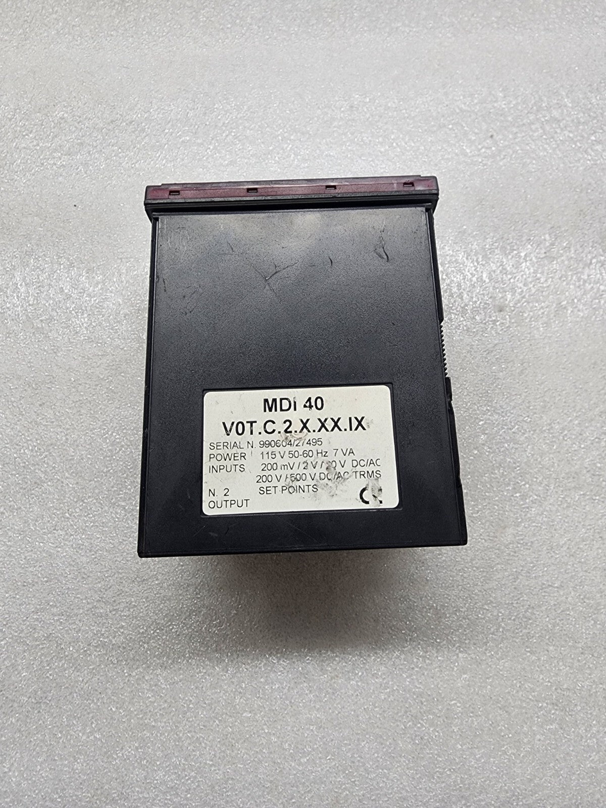 CARLO GAVAZZI MDI 40 PANEL METER V0T.C.2.X.XX.IX 115V