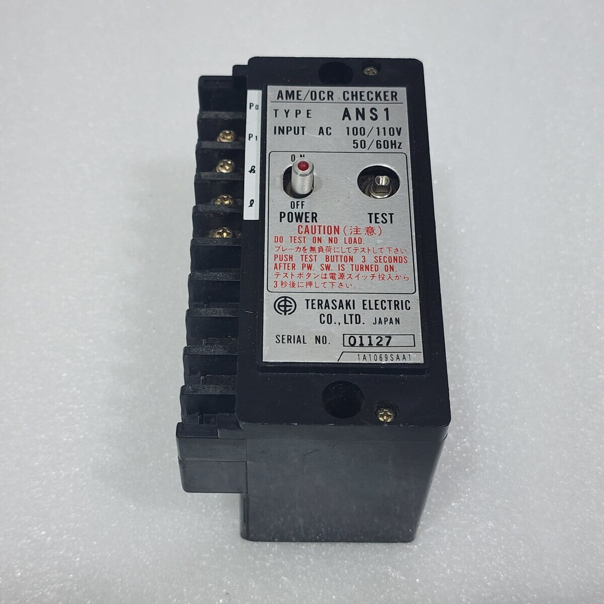 TERASAKI ANS 1 AME-OCR CHECKER 100-110VAC