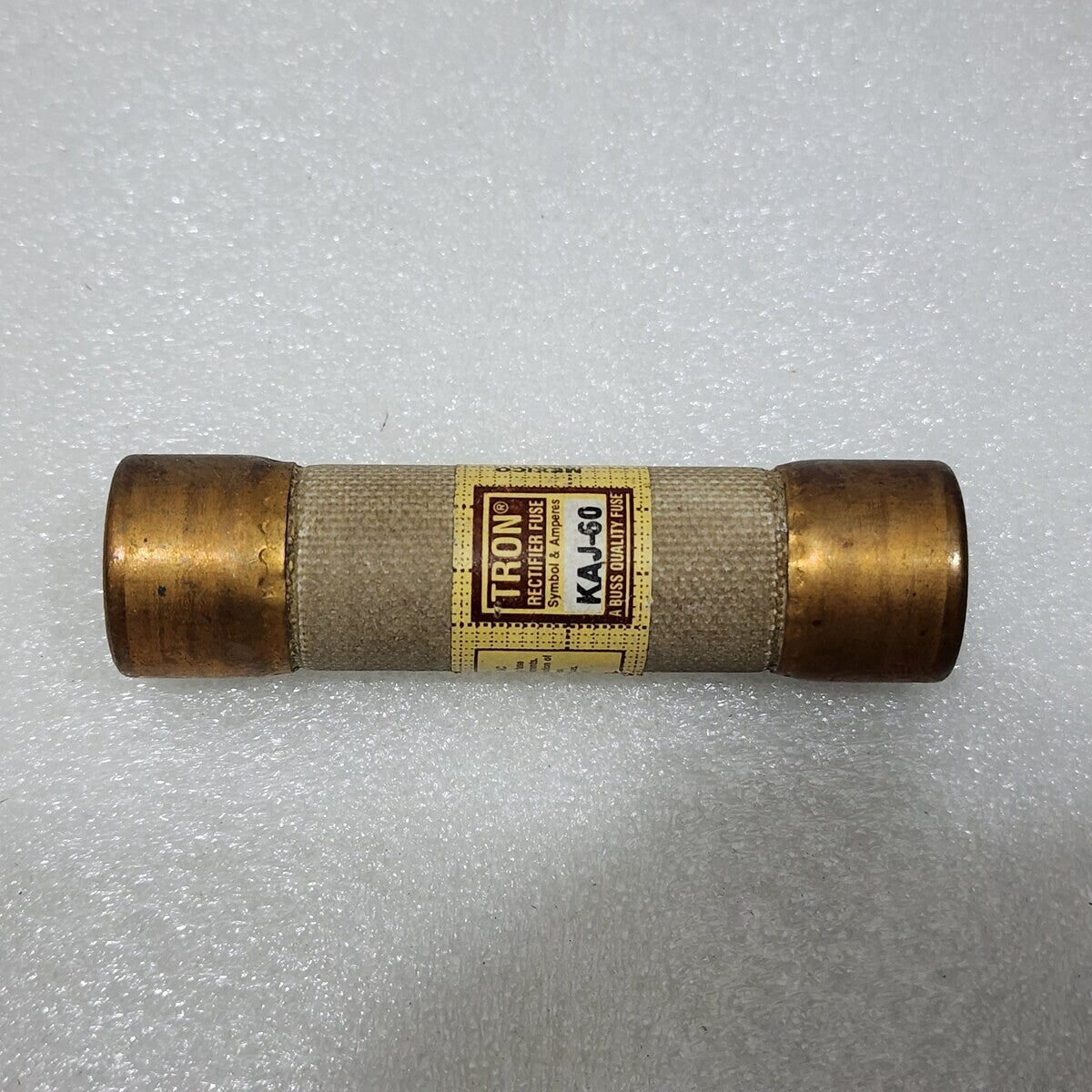 TRON BUSSMAN KAJ-60  RECTIFIER FUSE 60A/600V LOT OF 10 UNIT