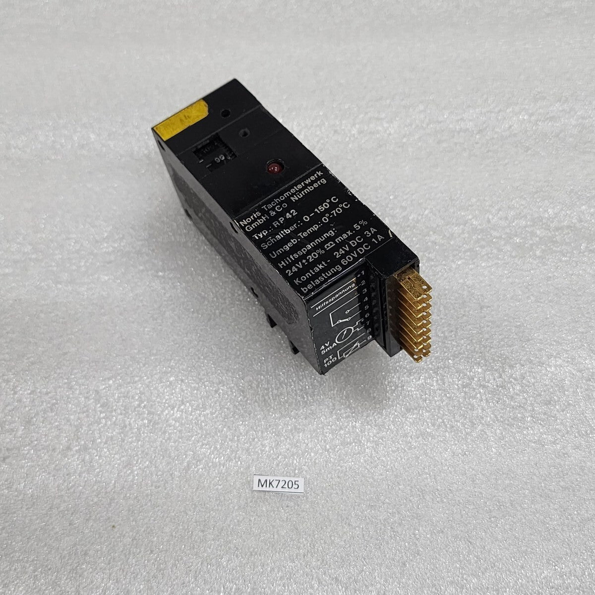 NORIS RP42 TEMPERATURE LIMIT SWITCH 24V DC PT100 INPUT 0–150°C INDUSTRIAL CONTRO