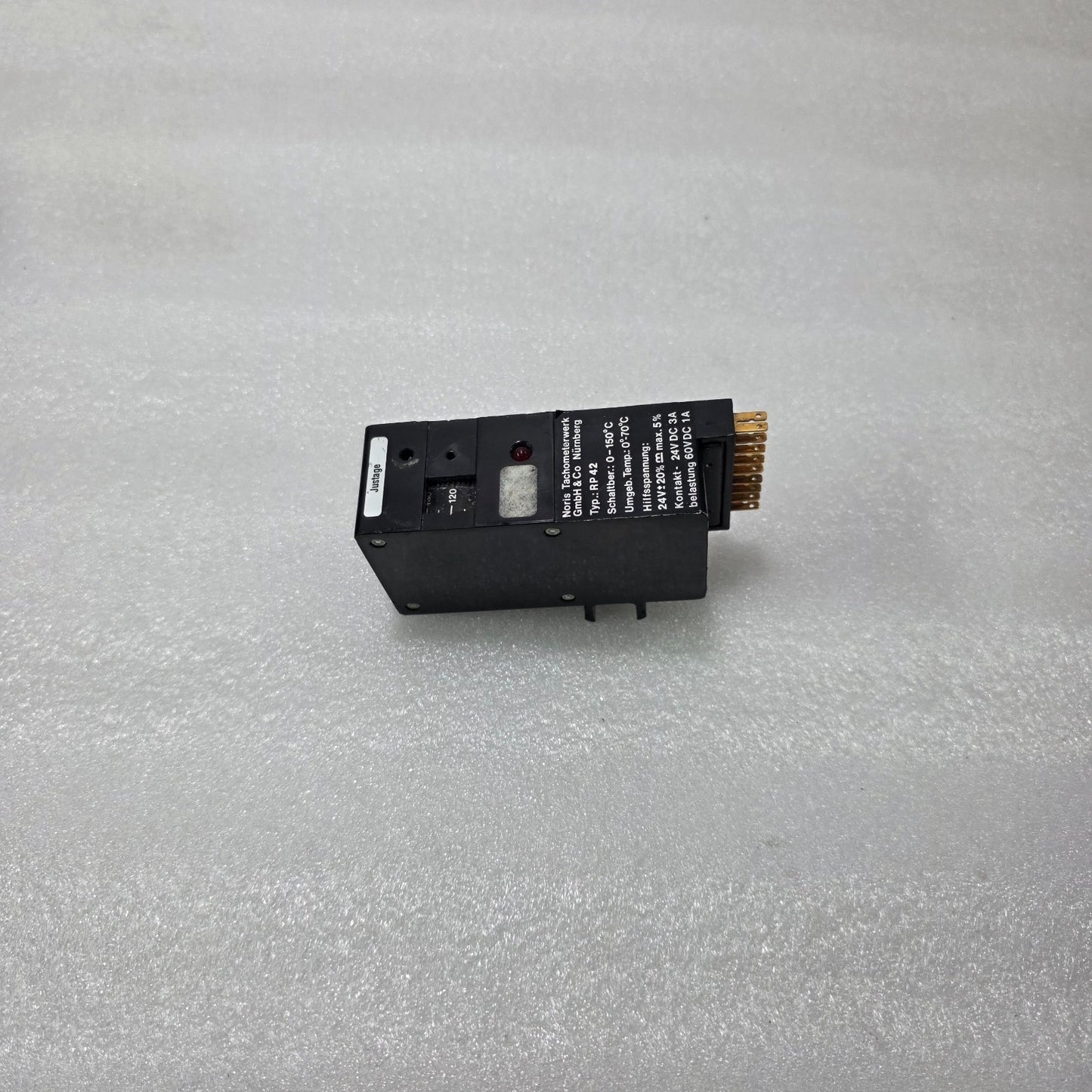 NORIS RP42 TEMPERATURE LIMIT SWITCH 24V DC PT100 INPUT 0–150°C INDUSTRIAL CONTRO