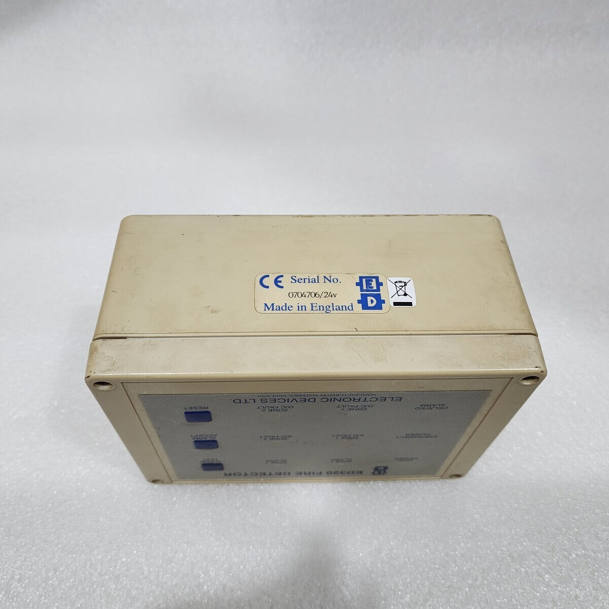 ELECTRONIC DEVICES LTD ED320 FIRE DETECTOR