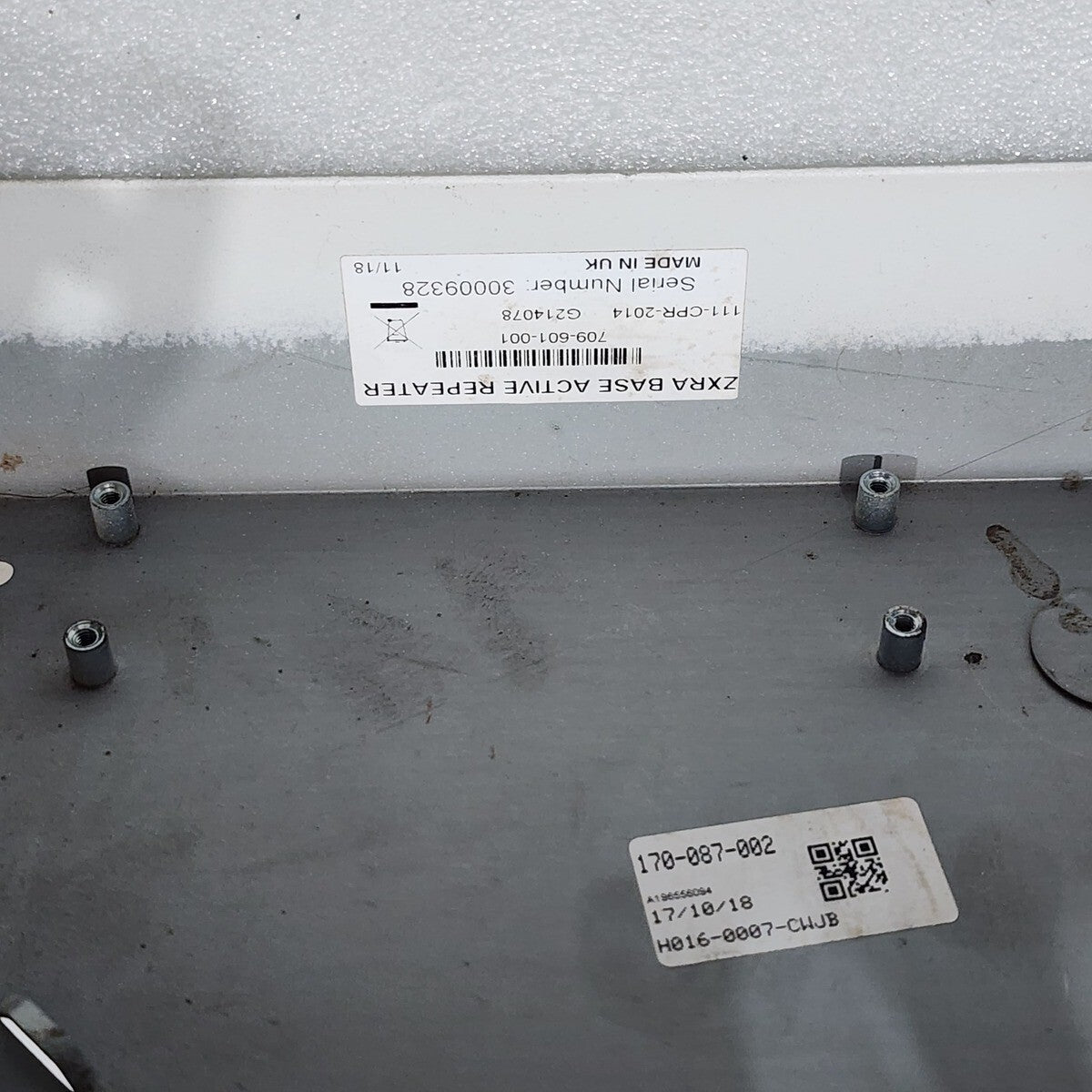 HONEYWELL MORLEY ZXRA BASE ACTIVE REPEATER 111-CPR-2014 386-645 A196562109
