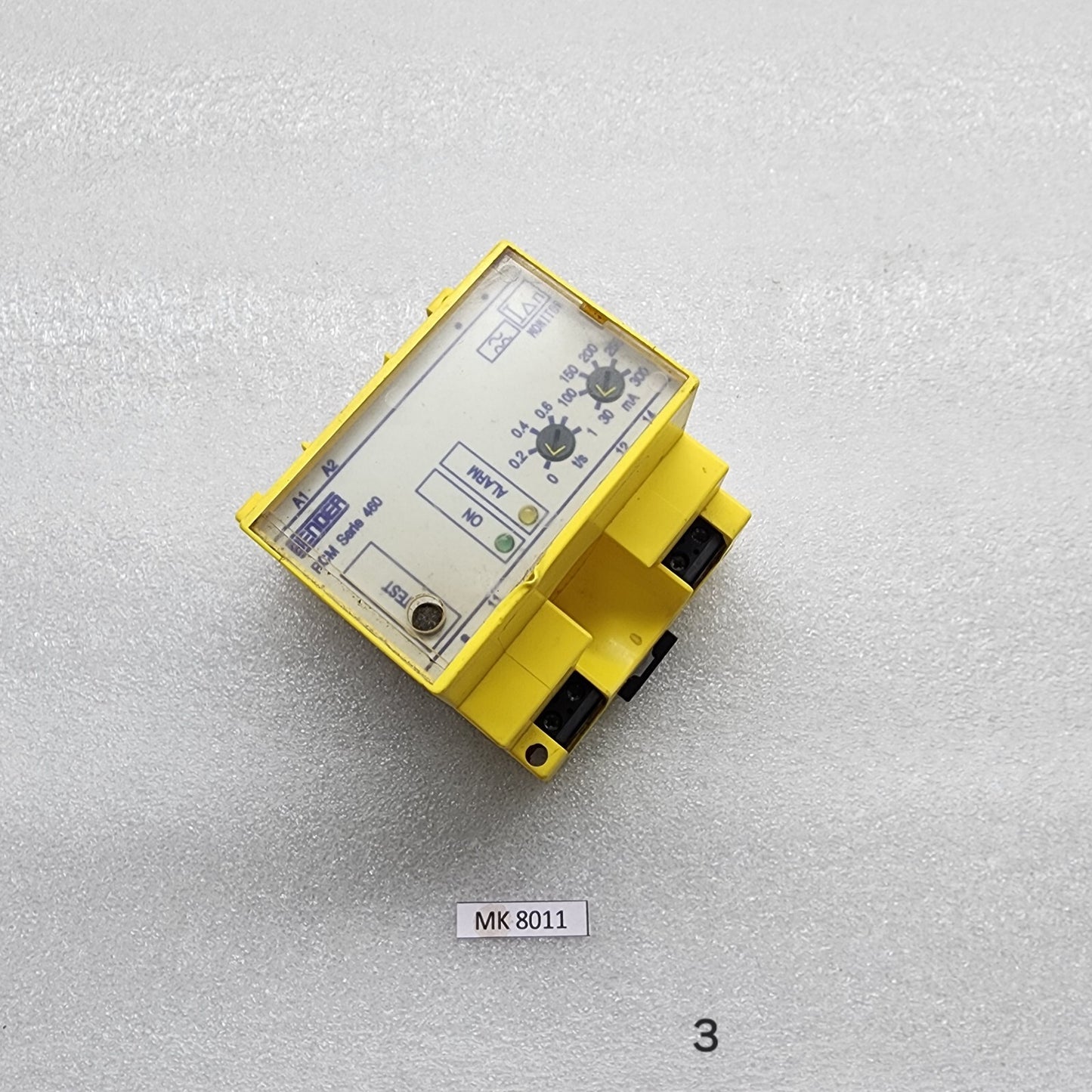 BENDER RCM SERIE 460 RCM465Y-13 RESIDUAL CURRENT MONITOR B94012033 90-132V