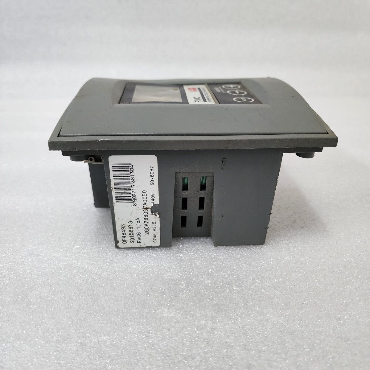 ABB RVC6-1/5A POWER FACTOR CONTROLLER 2GCA288097A0050 100-440V