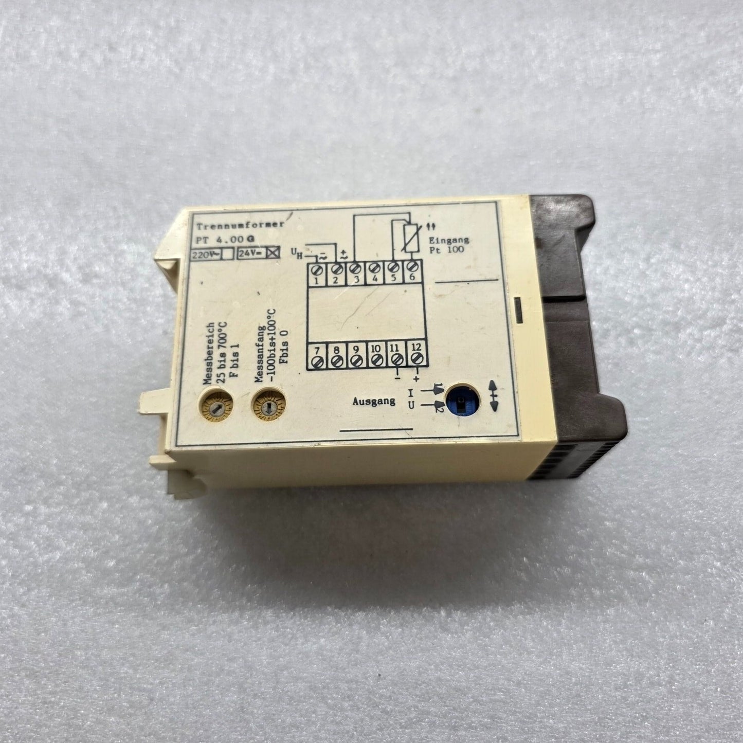 SCHUHMANN MESSTECHNIK PT 4.00 ISOLATING CONVERTER G-915-24