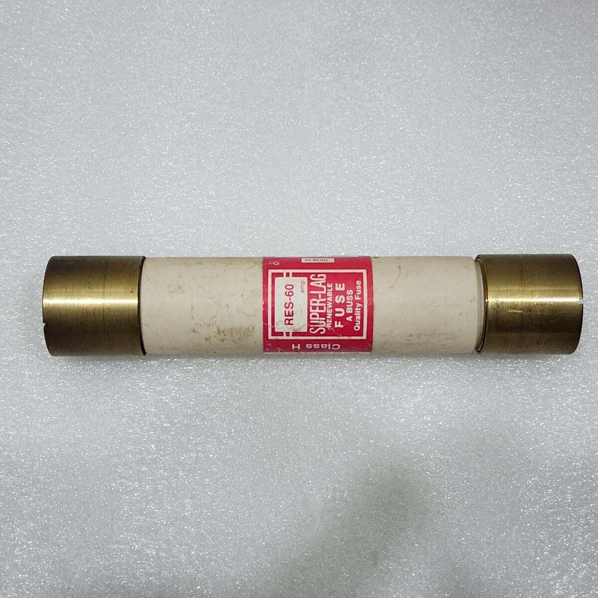 BUSSMAN SUPER-LAG RENEWABLE RES-60 60A FUSE LOT OF 2 UNITS