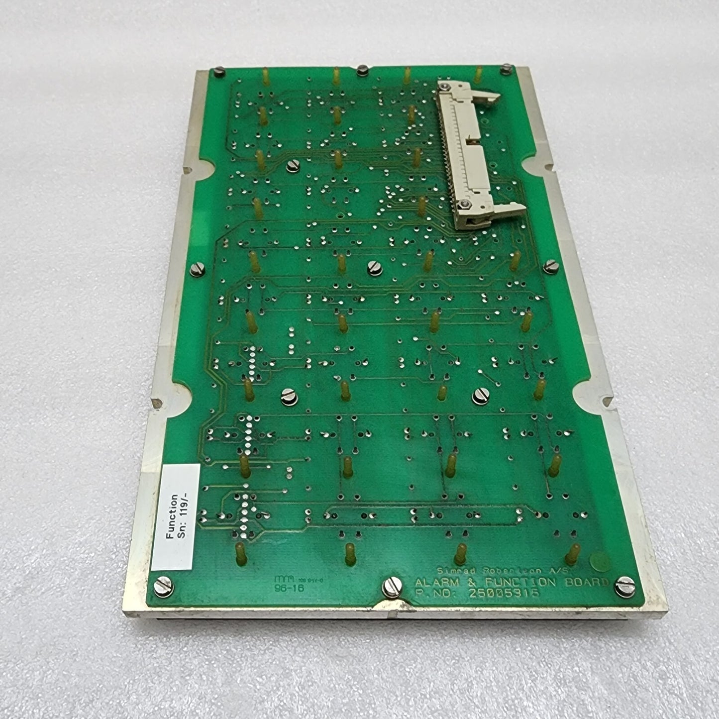 SIMRAD ROBERTSON A/S 25005315 ALARM & FUNCTION BOARD