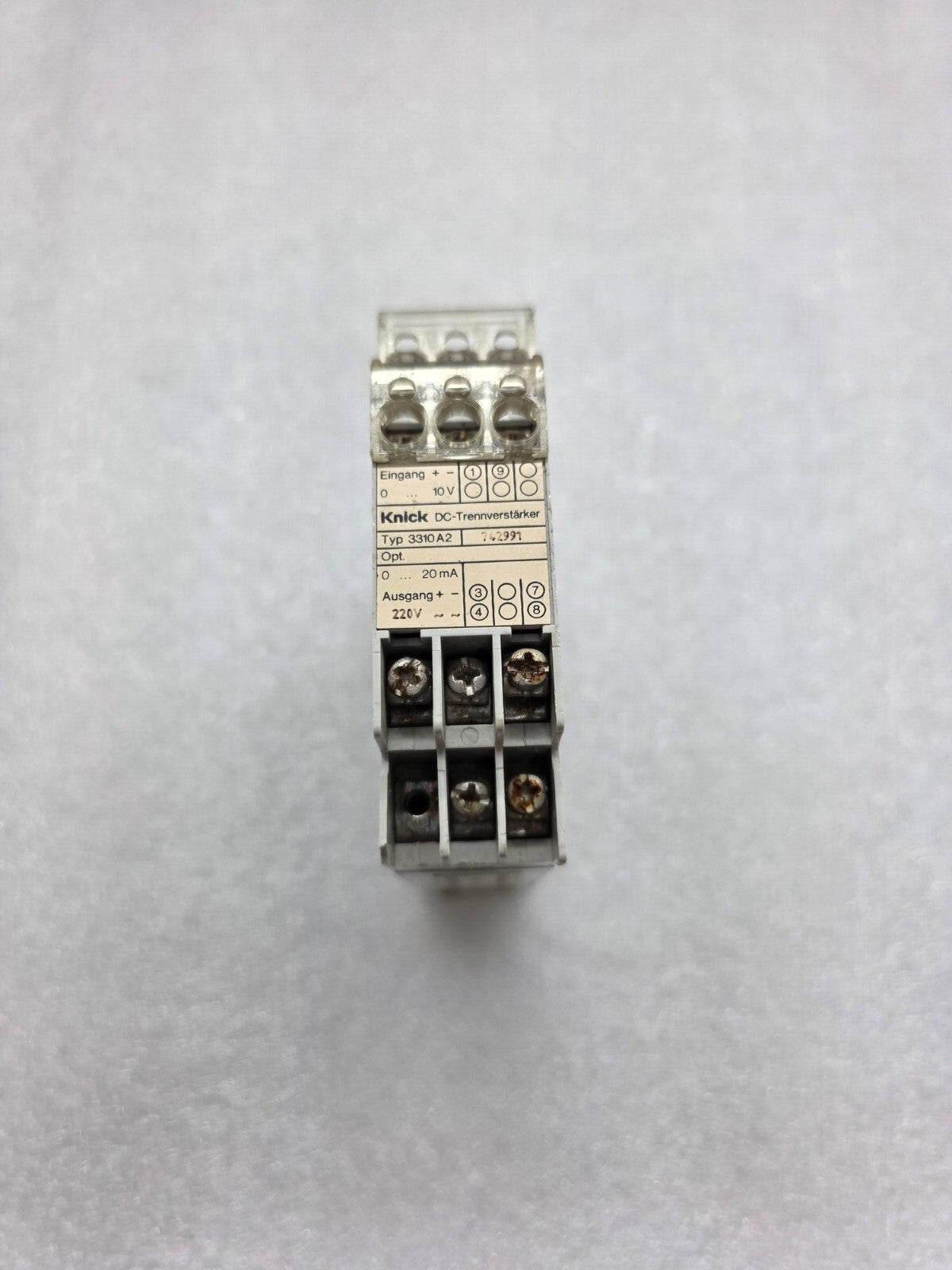 KNICK 3310 A2 DC ISOLATION AMPLIFIER