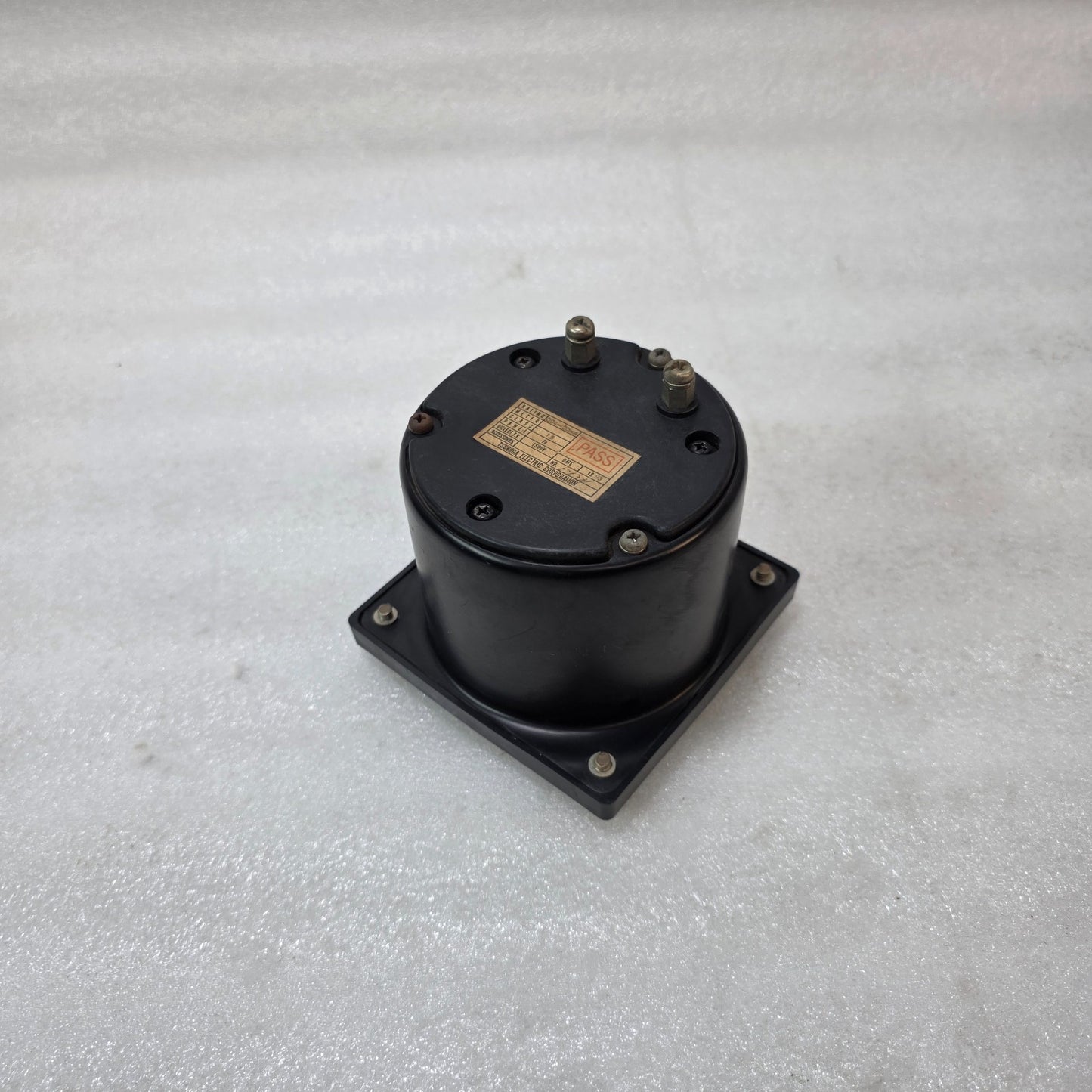 TSURUGA ELECTRIC TMW-4B ANALOG POWER FACTOR METER 0–5 DEG PANEL MOUNT CLASS 1.5