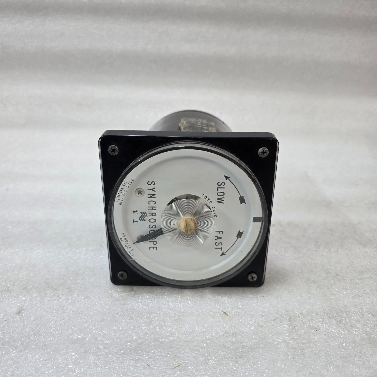 TOYO KEIKI LVF-11N SYNCHROSCOPE METER 115V 50/60HZ PANEL MOUNT ANALOG GENERATOR