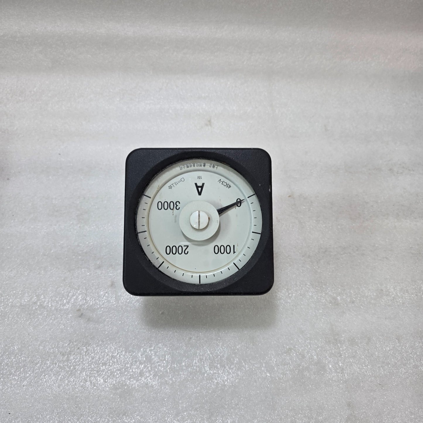 SHANGHAI ZI YI MARINE INSTRUMENT 45C3-V 0–3000A ANALOG AMMETER 10V PANEL METER
