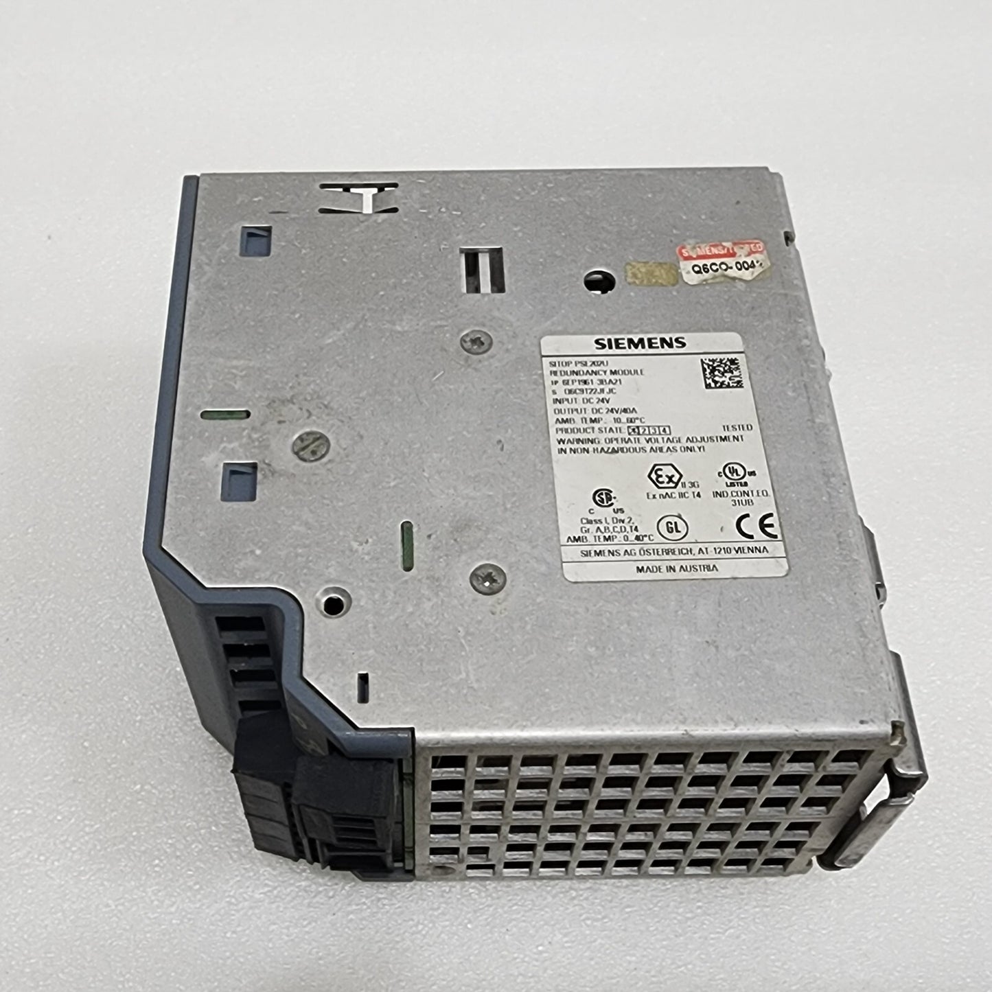 SIEMENS 6EP1 961-3BA21 SITOP POWER SUPPLY 24VDC 40A
