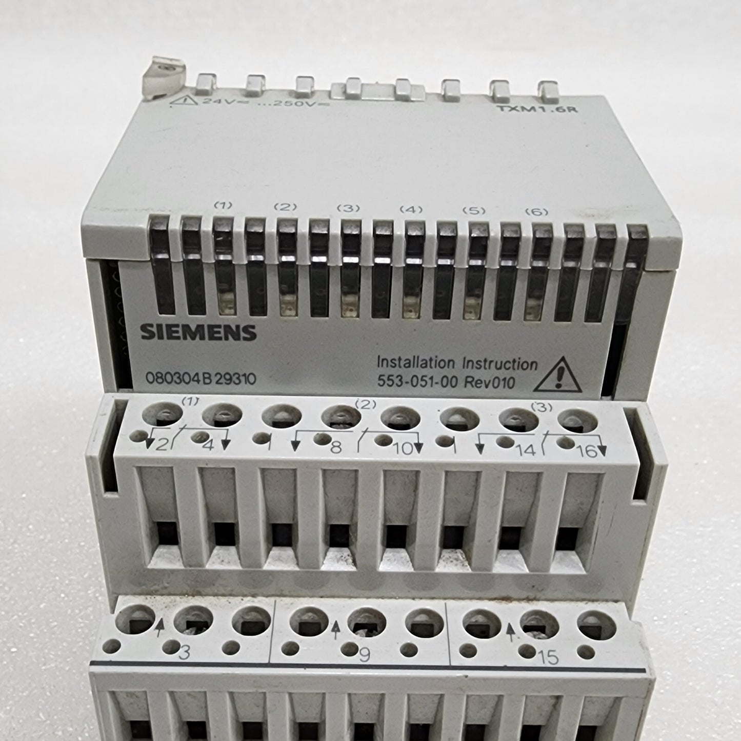 SIEMENS TXM1.6R 6-CH RELAY OUTPUT MODULE