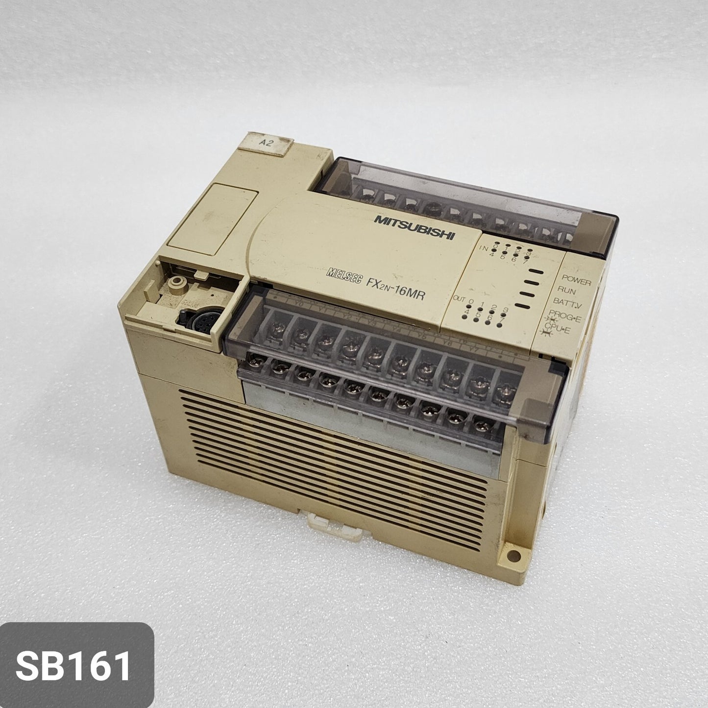 MITSUBISHI MELSEC FX2N-16MR-ES/UL PROGRAMMABLE CONTROLLER 100-240VAC BODY CRACK