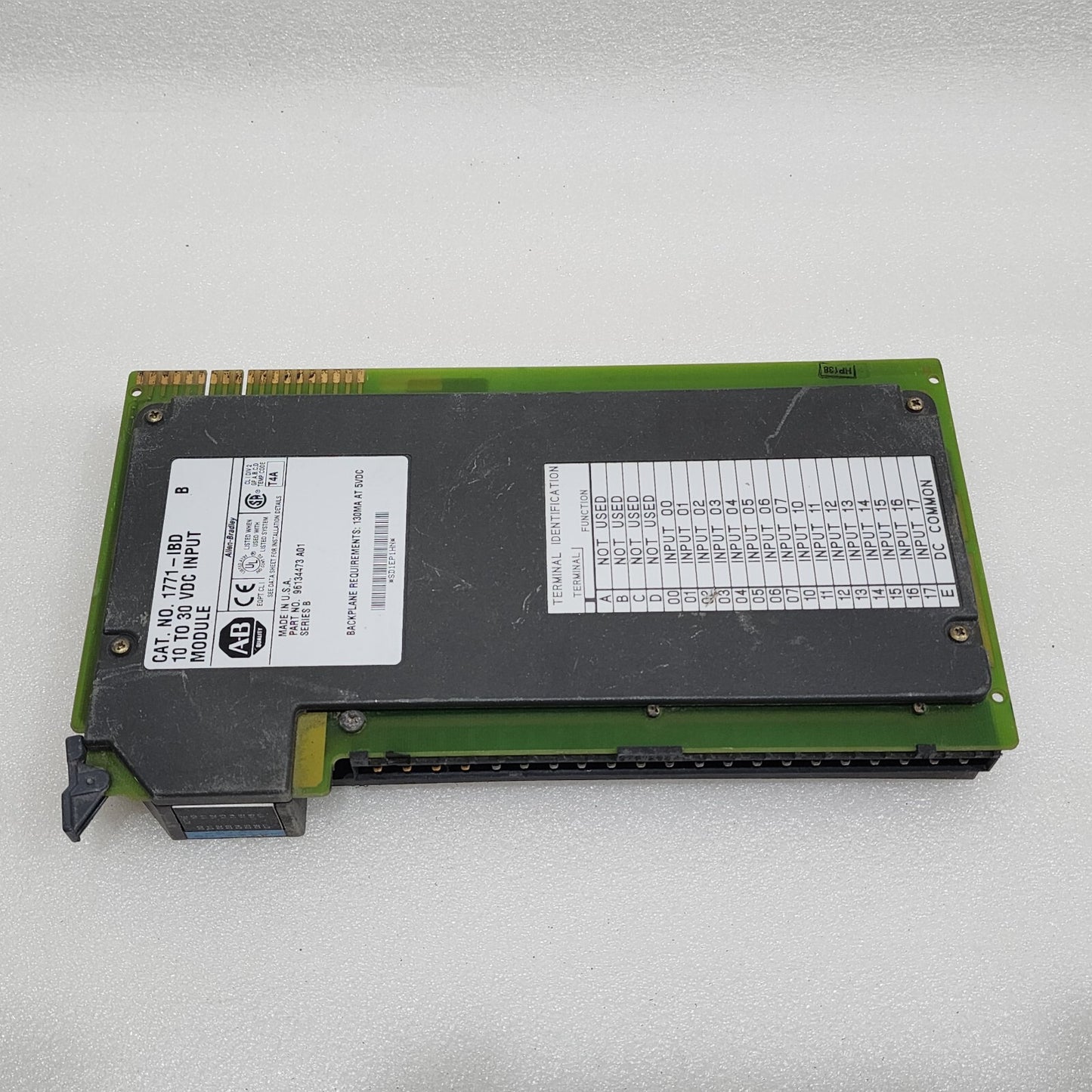ALLEN BRADLEY CAT 1771-IBD B INPUT MODULE 10-30VDC
