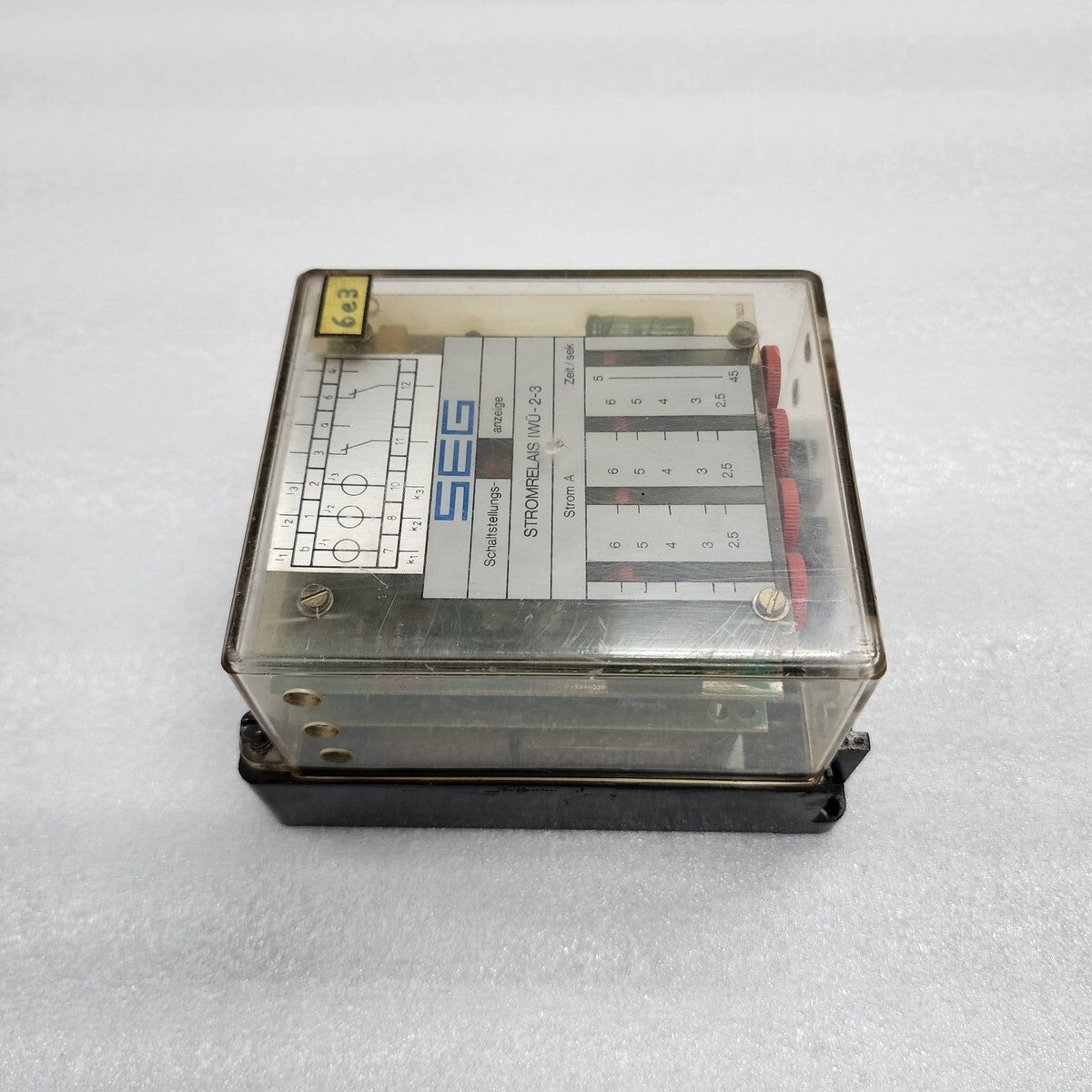 SEG IWU-2-3 OVERCURRENT RELAY