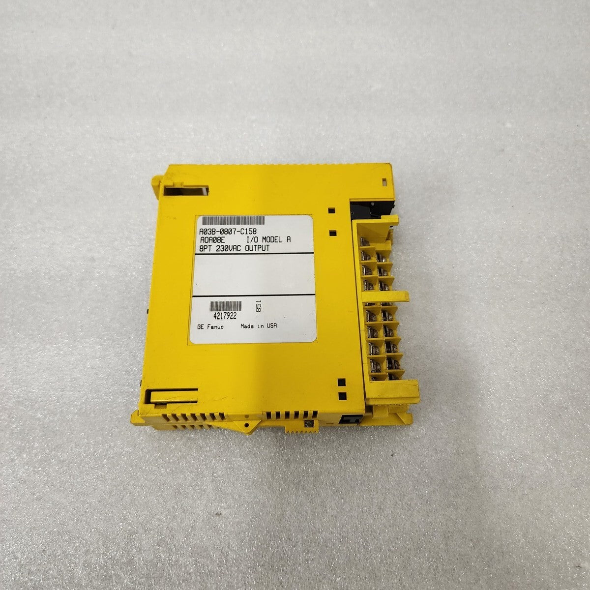 GE FANUC A03B-0807-C158 I/O INTERFACE MODULE AOA08E