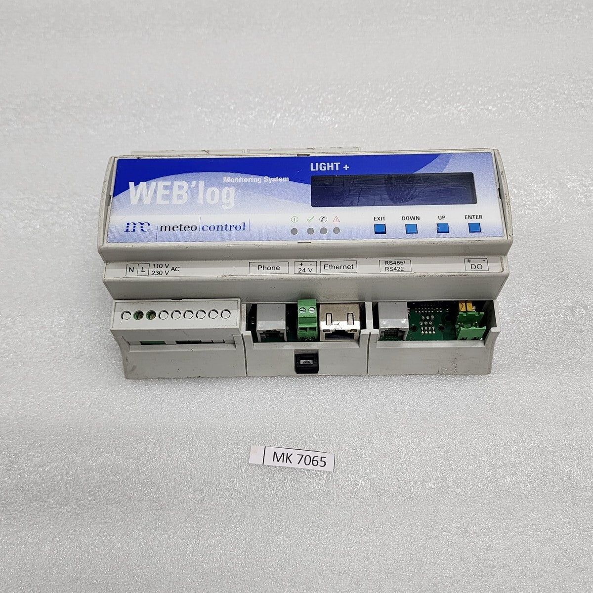 METEO CONTROL LIGHT+ 421.119 ETHERNEL DSL 300668 2612 014 WEBLOG MONITORING SYST