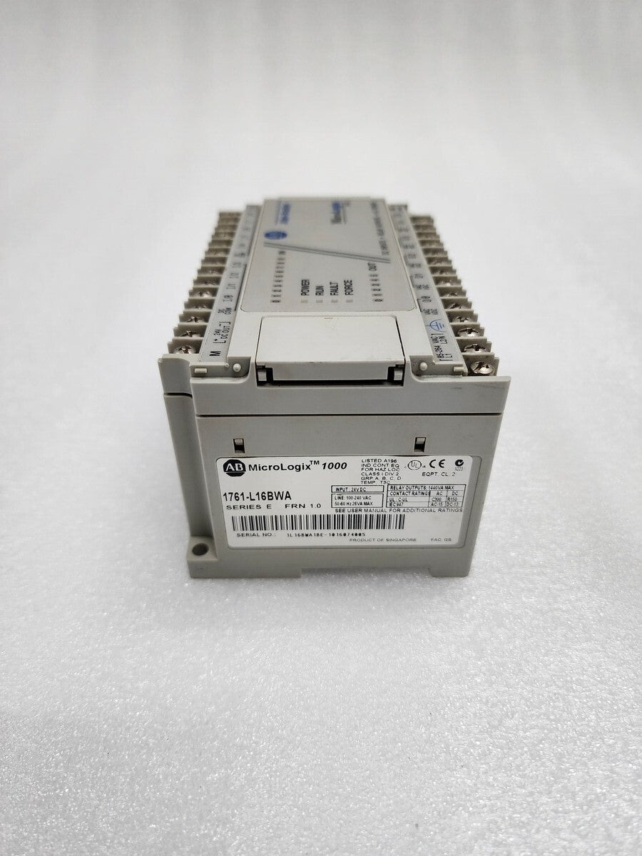 ALLEN BRADLEY MICROLOGIX 1000 CAT 1761-L16BWA SERIES E