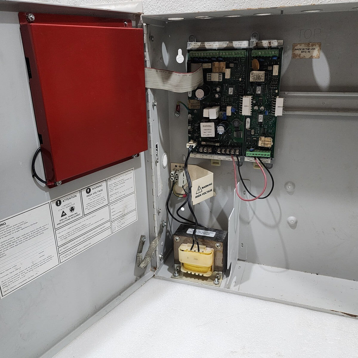 EST 7200004-03 QS4 FIRE ALARM CONTROL PANEL