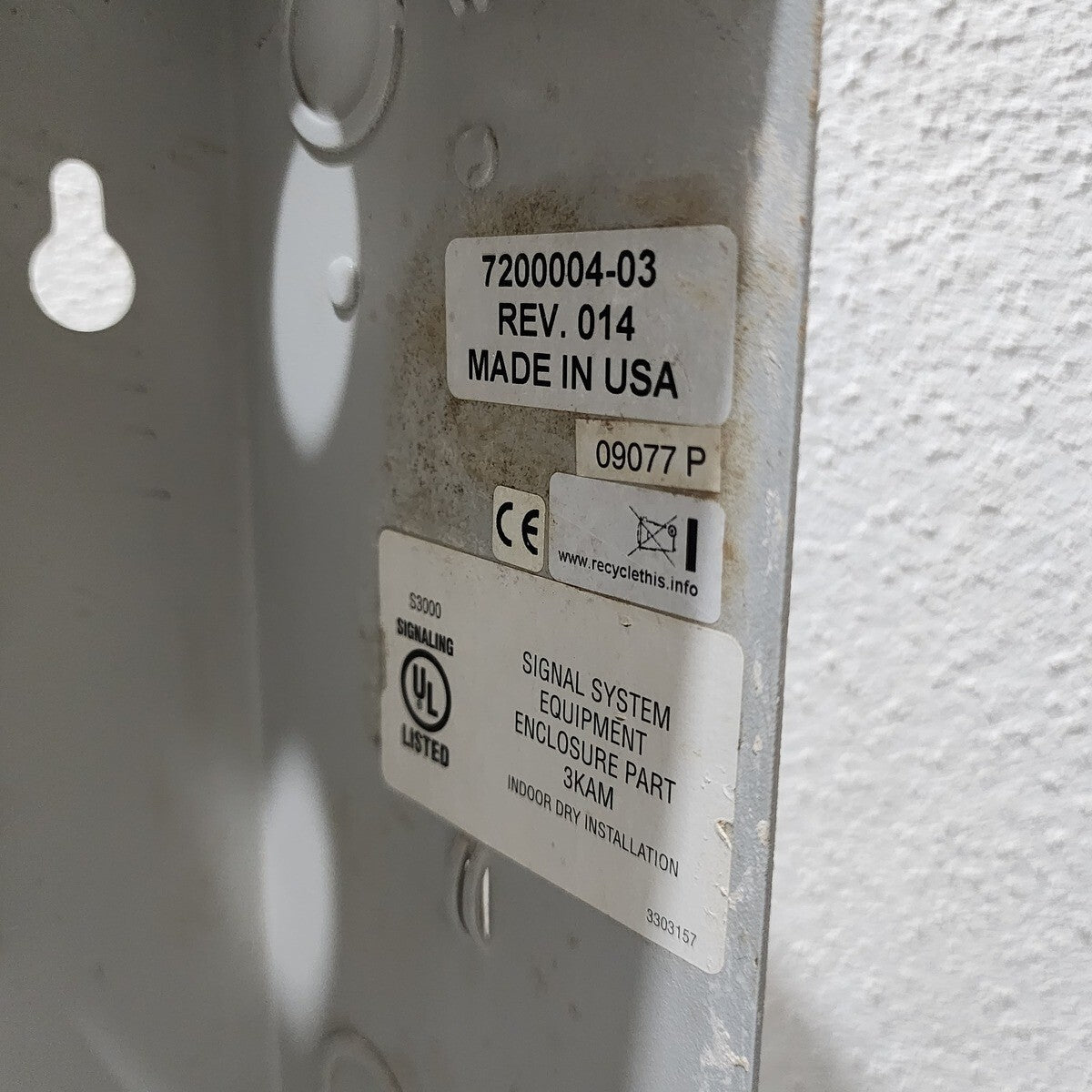 EST 7200004-03 QS4 FIRE ALARM CONTROL PANEL