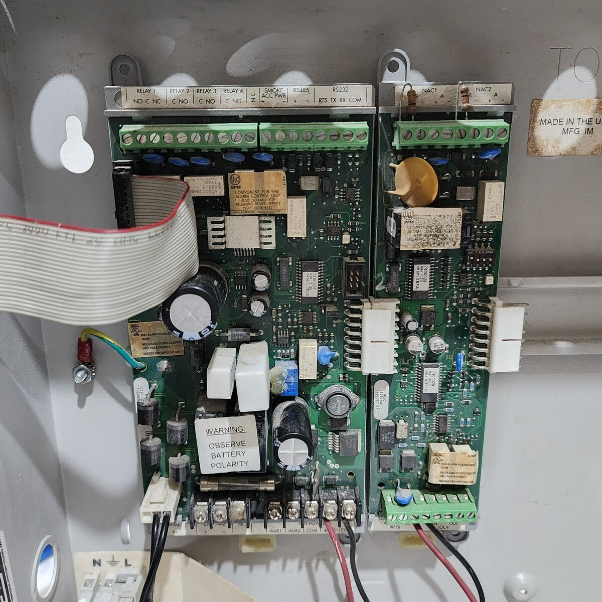 EST 7200004-03 QS4 FIRE ALARM CONTROL PANEL