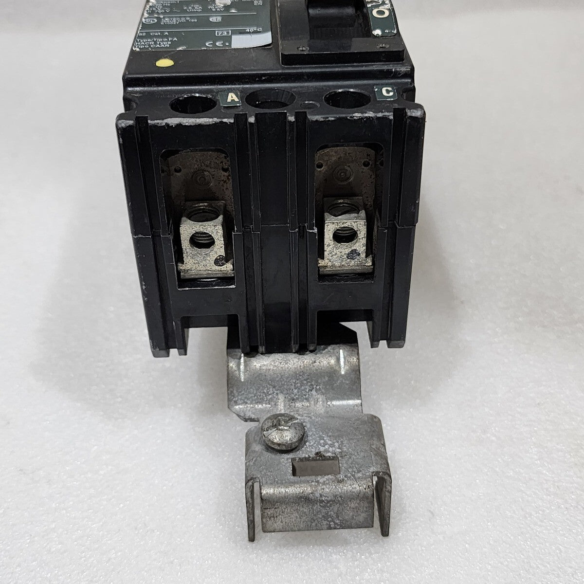 SQUARE D FA 15 A CIRCUIT BREAKER 15A FA26015AC FA/LA MOLDED CASE CIRCUIT BREAKER