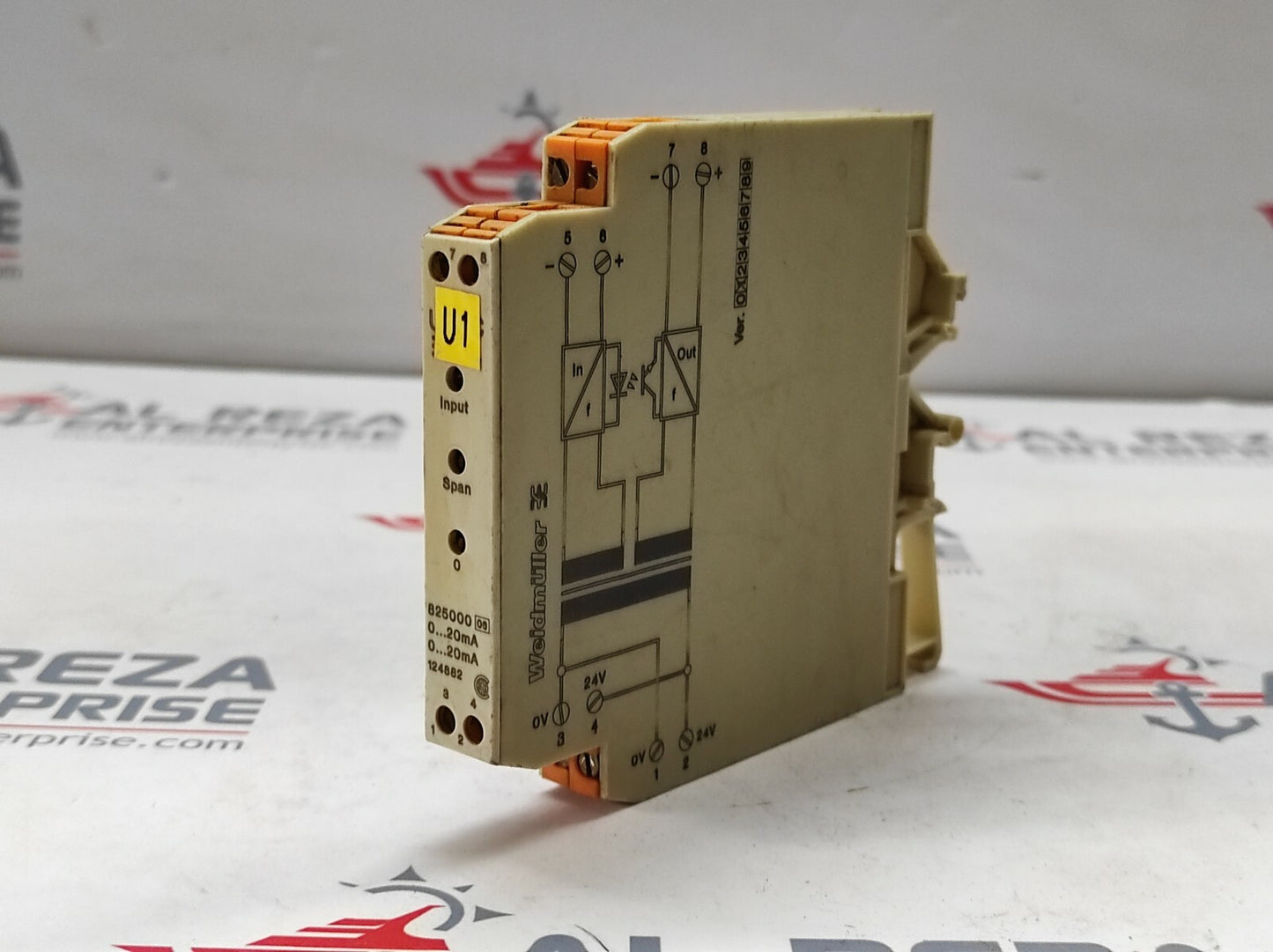WEIDMULLER UPAC 825000 MDULE 0-20 mA IN 0-20 mA OUT 124882