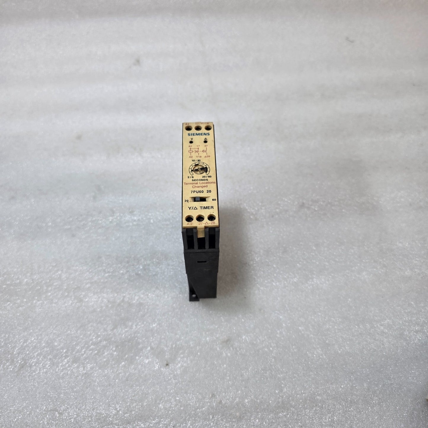 SIEMENS Y/Δ TIMER STAR-DELTA TIMER 7PU60 20 3N12