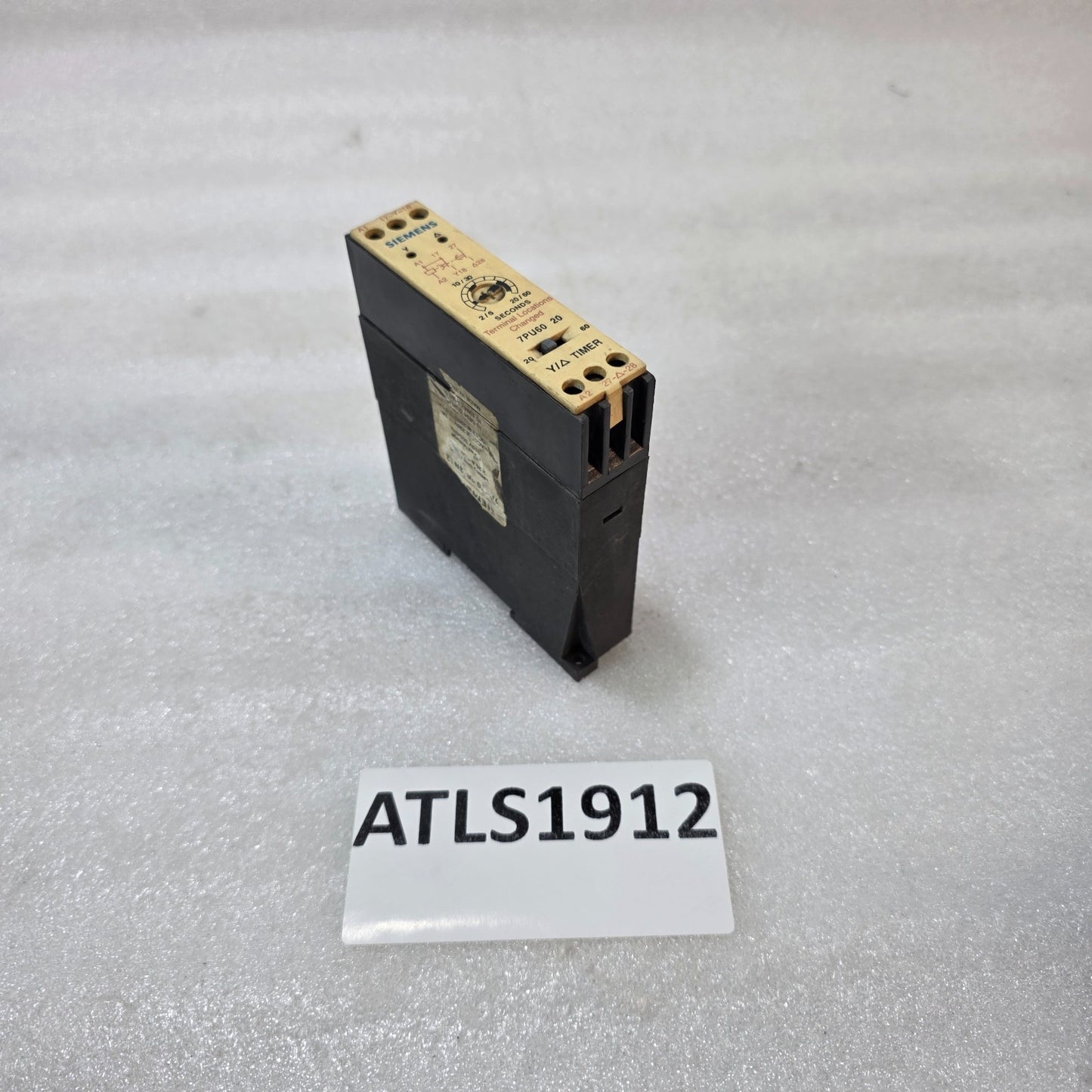 SIEMENS Y/Δ TIMER STAR-DELTA TIMER 7PU60 20 3N12