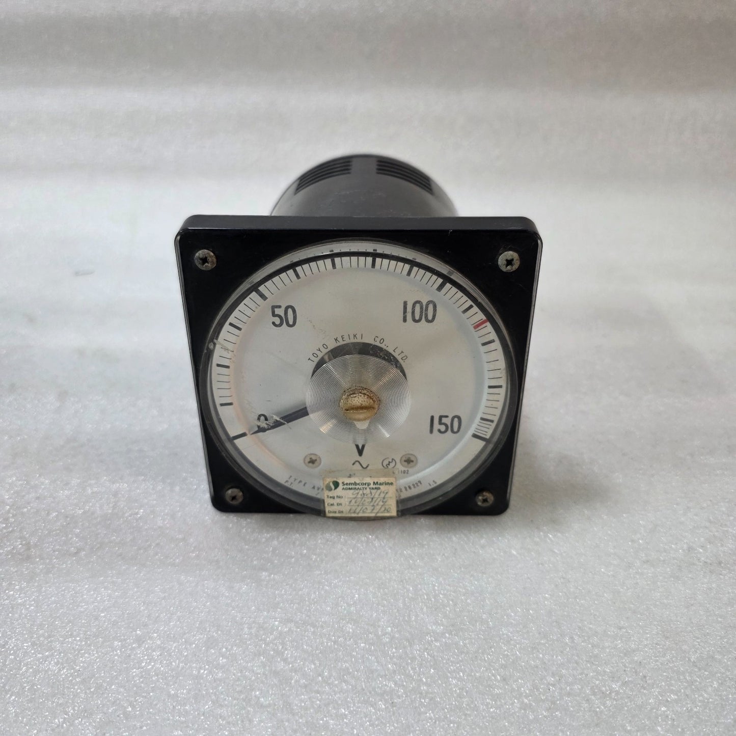 TOYO KEIKI AVF-11 AC VOLTMETER 0–150V ANALOG PANEL METER CLASS 1.5 JIS C1102