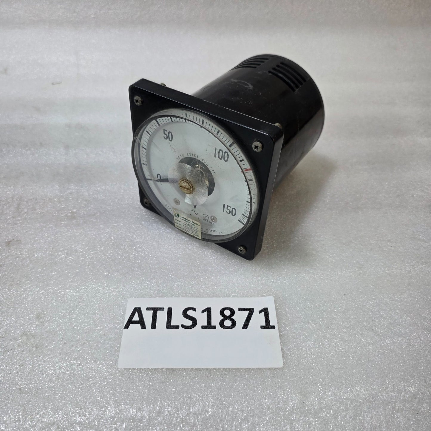 TOYO KEIKI AVF-11 AC VOLTMETER 0–150V ANALOG PANEL METER CLASS 1.5 JIS C1102