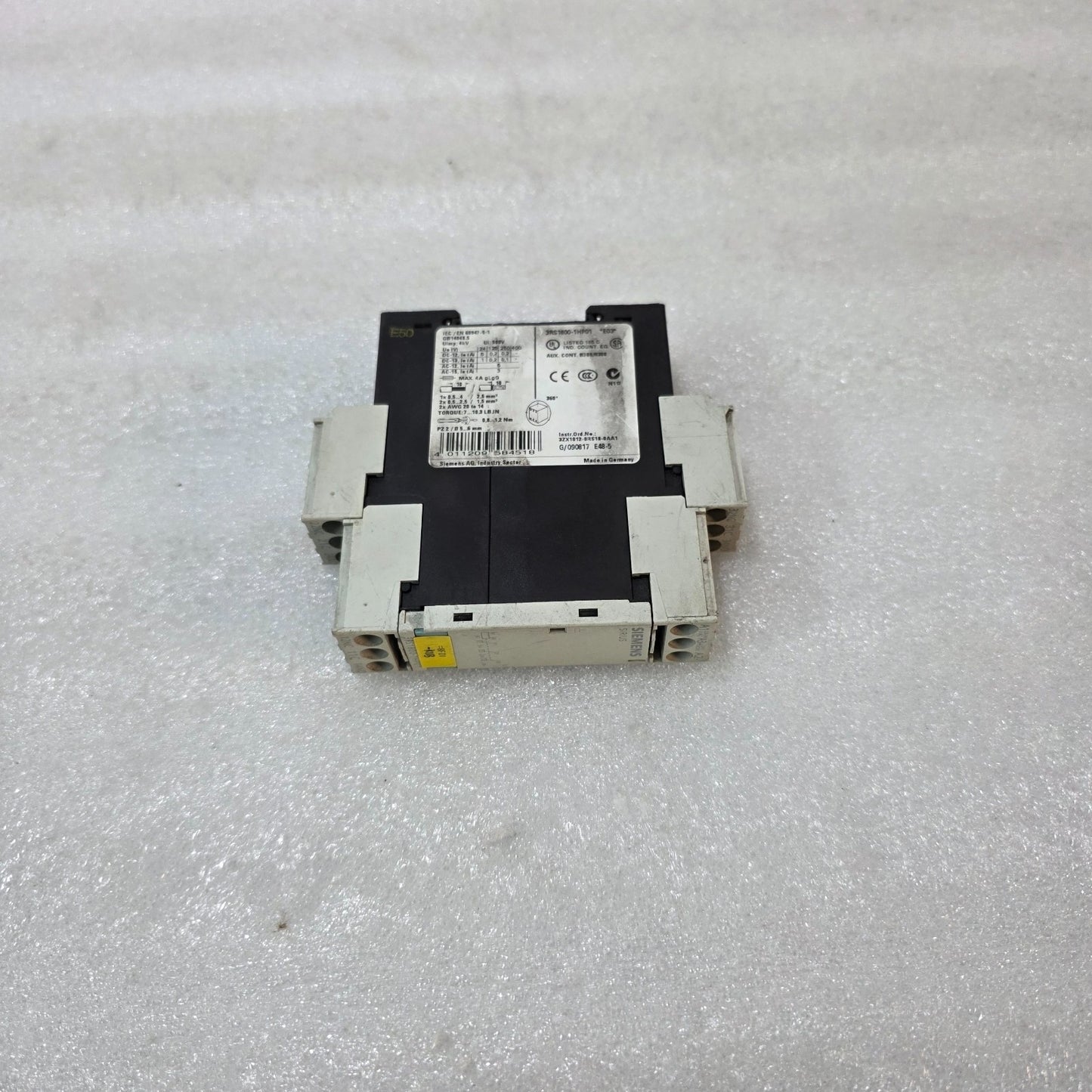 SIEMENS SIRIUS 3RS1800-1HP01 MONITORING RELAY 24–240 V AC/DC