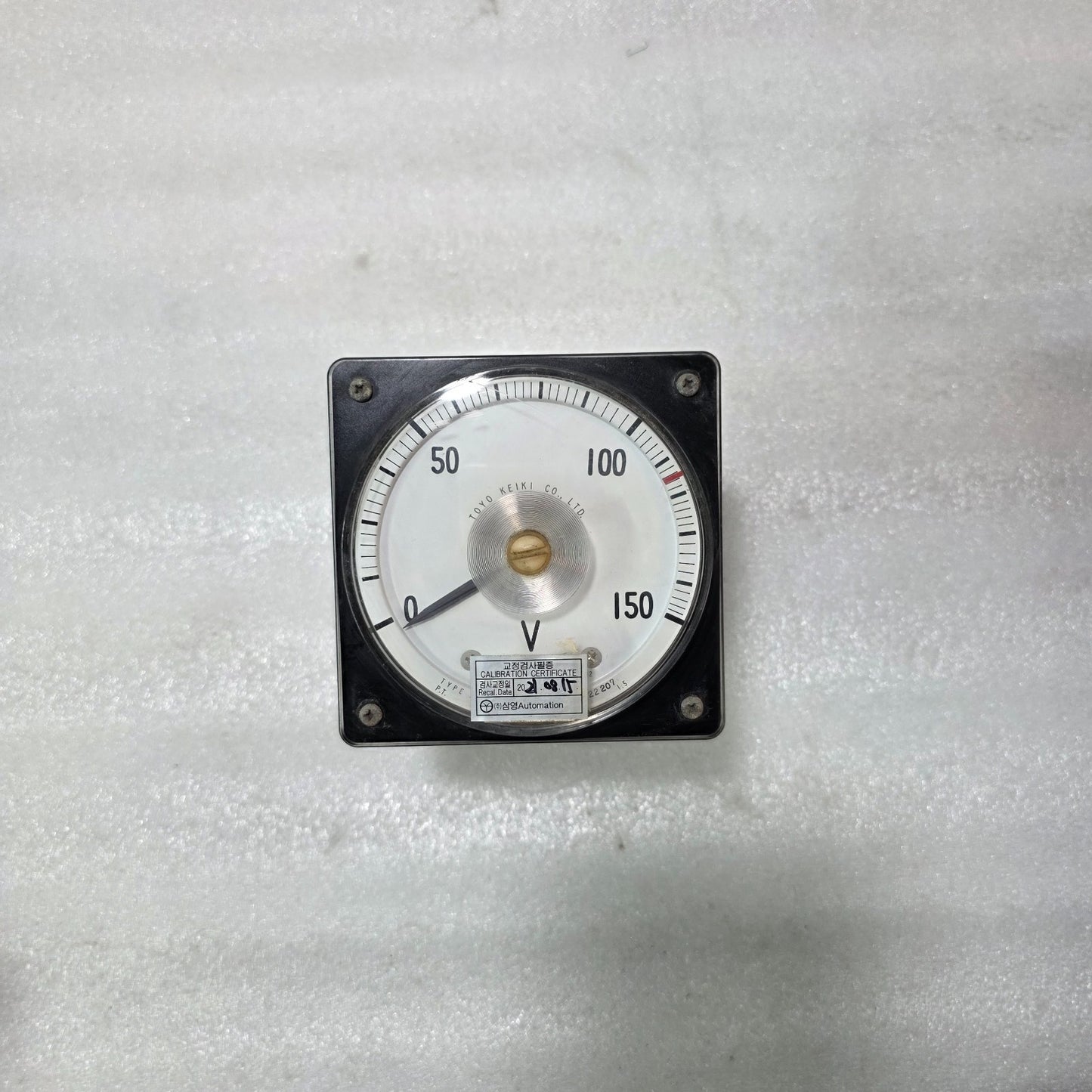 TOYO KEIKI AVF-11 AC VOLTMETER 0–150V ANALOG PANEL METER CLASS 1.5 JIS C1102